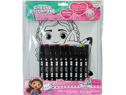 Omalovanka Gabinin Kouzelny Domek Malovani podle cisel