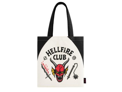 Látková taška Hellfire Club světlá, Stranger Things