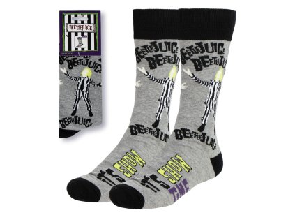 Ponožky šedé, Beetlejuice