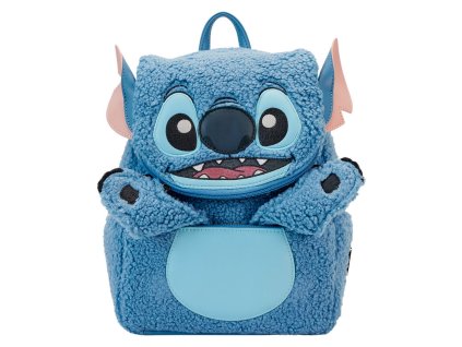 Batoh modrý plyšový, Stitch