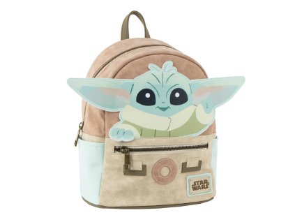 Batoh hnědý s Grogu, Mandalorian