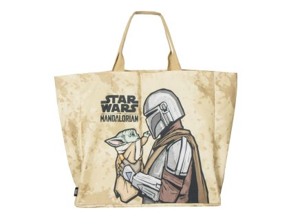 Nákupní taška hnědá Mandalorian, Star Wars