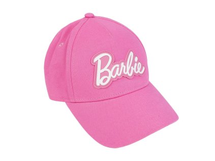 Kšiltovka růžová s logem, Barbie