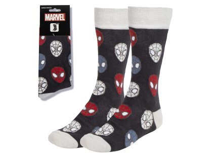 Ponožky černé s maskou, Spider-Man