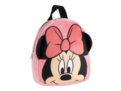 Batoh dětský plyšový růžový, Minnie