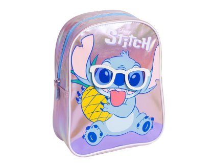 Batoh dětský růžový s ananasem, Stitch