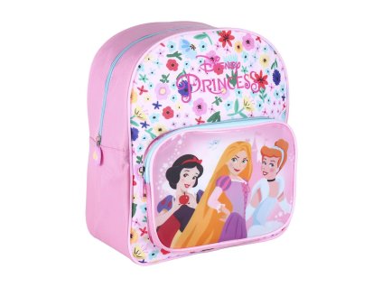Batoh růžový s květy, Disney Princess