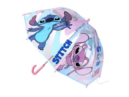 Deštník průsvitný s postavami, Stitch
