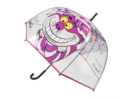 Deštník velký průsvitný kočka Šklíba, Alenka v říši divů