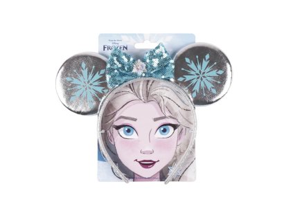 Dětská čelenka s ušima Elsa a vločky, Frozen