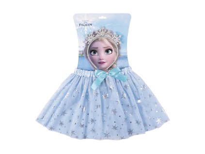 Dětský set sukně a čelenka Elsa, Frozen