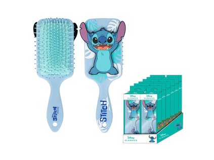 Kartáč na vlasy obdélník s postavičkou Stitch