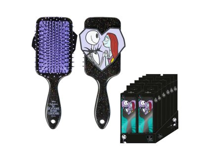 Kartáč na vlasy obdélník Sally a Jack, Nightmare before Christmas