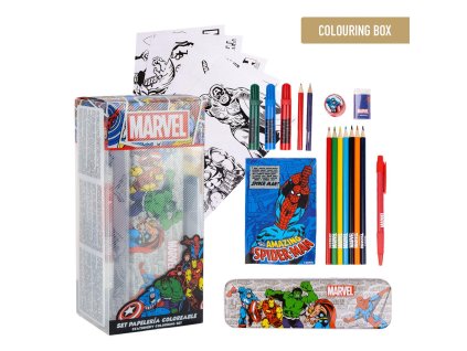 Kreativní sada s omalovánkami, Spider-Man