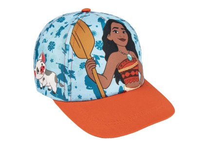 Kšiltovka modrá/oranžová, Odvážná Vaiana