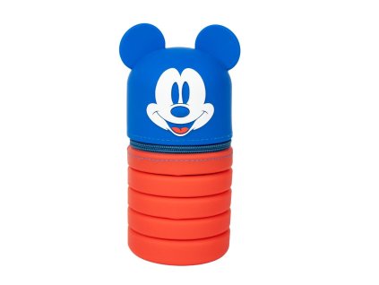 Penál 3D modro-červený, Mickey Mouse