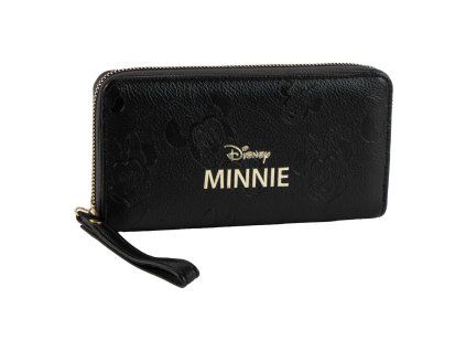 Peněženka z umělé kůže černá, Minnie
