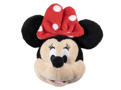 Přívěsek na klíče plyšová hlava, Minnie