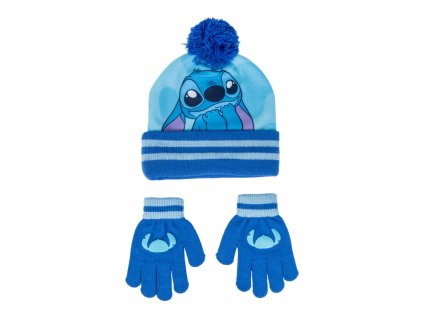 Sada čepice a rukavice, Stitch