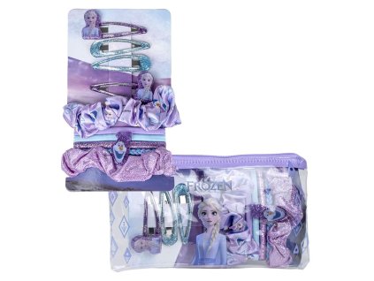 Sada vlasových doplňků v taštičce Elsa a kamarádi, Frozen