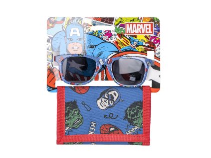 Set slunečních brýlí s peněženkou, Marvel