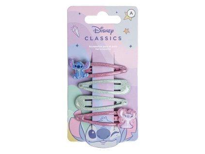 Sponky do vlasů třpyťavé, Stitch