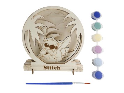 Dřevěná figurka k namalování, Stitch