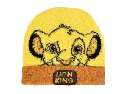 Zimní čepice žlutá, Lví král