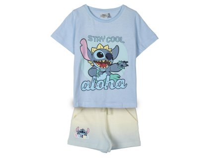 Dětský set tričko a kraťase Stitch (Velikost 12 let)
