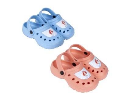 Pantofle gumové s páskem Ariel broskvové Disney Princess (Velikost 30/31)