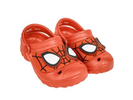 Pantofle gumové s páskem červené Spider Man (Velikost 30/31)