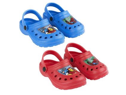 Pantofle gumové s páskem červené Avengers (Velikost 32/33)