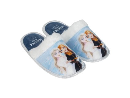 Papuče světle modré Frozen (Velikost 34/35)