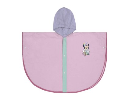 Pláštěnka pončo růžové Minnie (Velikost 5-6 let)