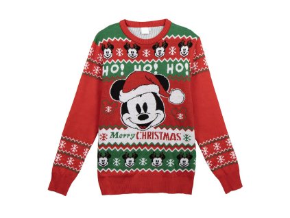 Svetr vánoční červený Mickey Mouse (Velikost 2XL)