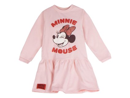 Šaty dívčí růžové Minnie (Velikost 6 let)