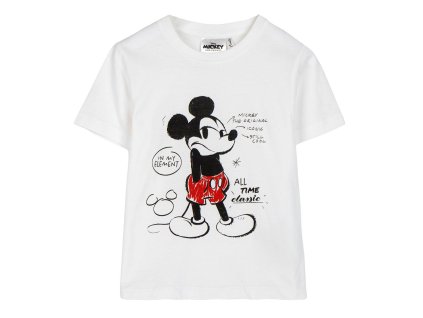 Tričko dětské bílé Mickey Mouse (Velikost 6 let)
