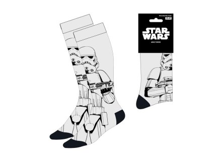 Ponožky bílé Stormtrooper, Star Wars