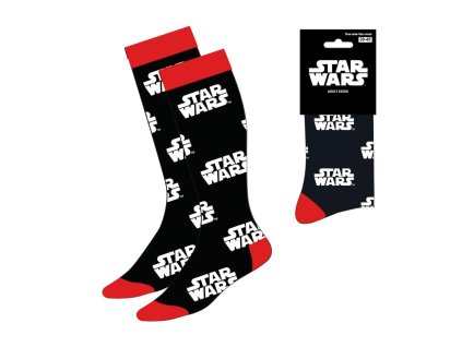Ponožky černé s logem, Star Wars