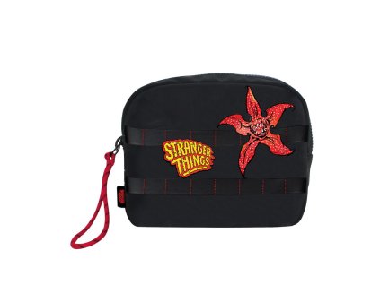 Toaletní taška černá s Demogorgonem, Stranger Things