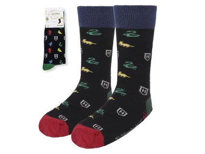 Ponožky černé se symboly, Harry Potter