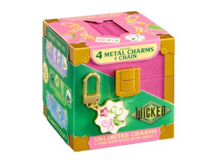 wicked unlimited charms pink goes good with green charm set trunk 8