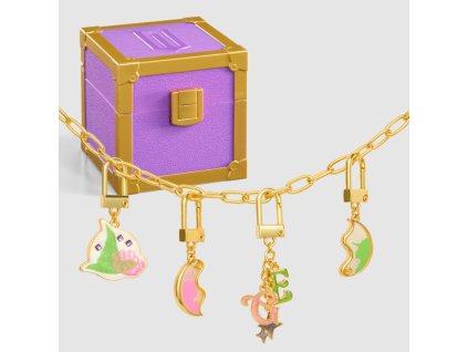 přívěsky růžová krabička