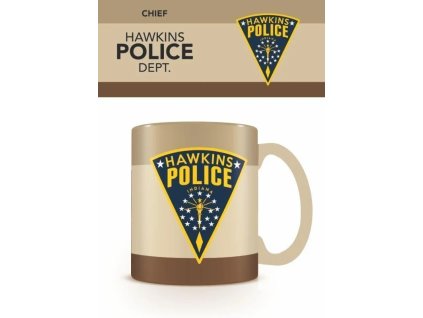Hrnek béžový Hawking Police, Stranger Things