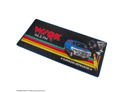Herní podložka pod myš černá WSQK, Stranger Things