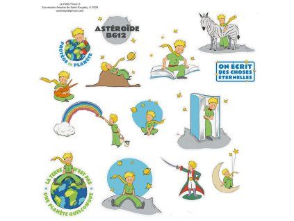 Set samolepek Kosmická sada, Malý princ