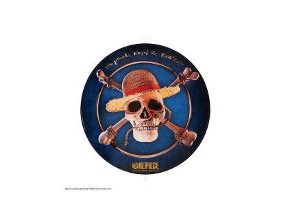 luffy one piece aluminum round plate 30 cm
