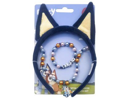 Sada šperků s čelenkou s ušima, Bluey