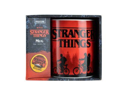 Hrnek XL se samolepkou, Stranger Things