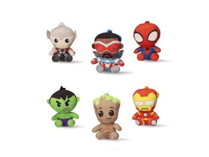 Přívěšek plyšový s karabinou Marvel (Postava Groot)